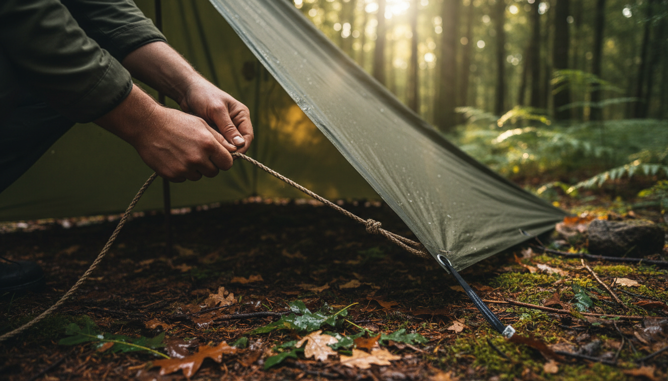 UK Tarp Shelters: 3 Setups That Survive British Rain